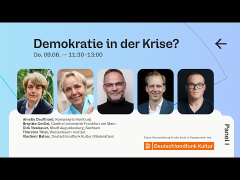 Panel I: Demokratie in der Krise?